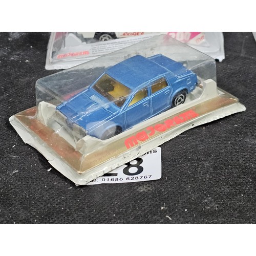 28 - A collection of 6x Majorette sealed vehicles to include cars, vans and lorries