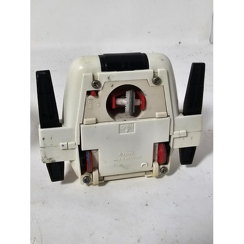 37 - 2x Tomy mechanical robot toys to include a R.O.B. style robotic figure in white and red together wit... 
