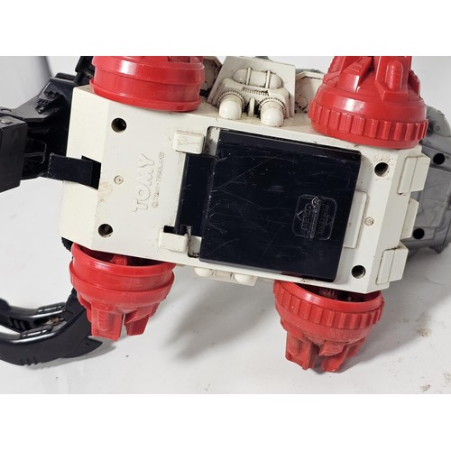 37 - 2x Tomy mechanical robot toys to include a R.O.B. style robotic figure in white and red together wit... 