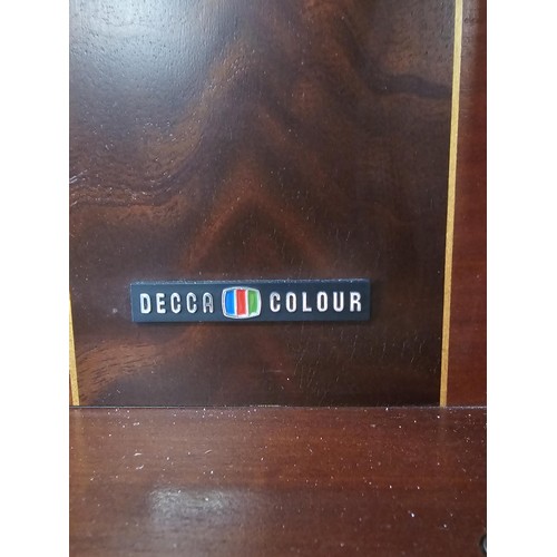 48A - A very rare Decca Sovereign 100 series colour television specifically made for the 1977 Silver jubil... 
