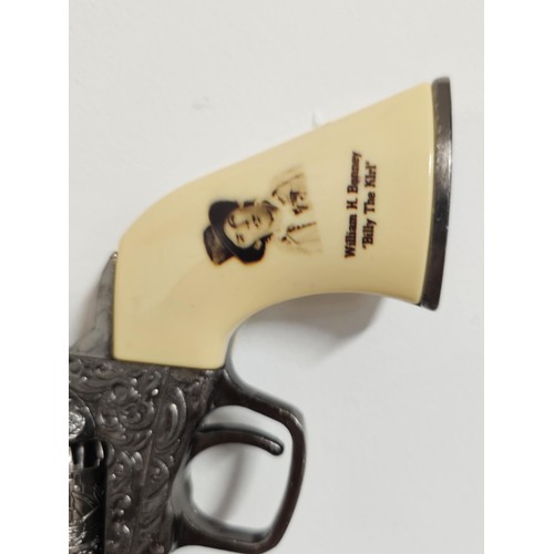 3 - A good quality novelty walking stick in the form of a handgun with a plastic grip with the name Bill... 