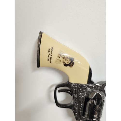 3 - A good quality novelty walking stick in the form of a handgun with a plastic grip with the name Bill... 