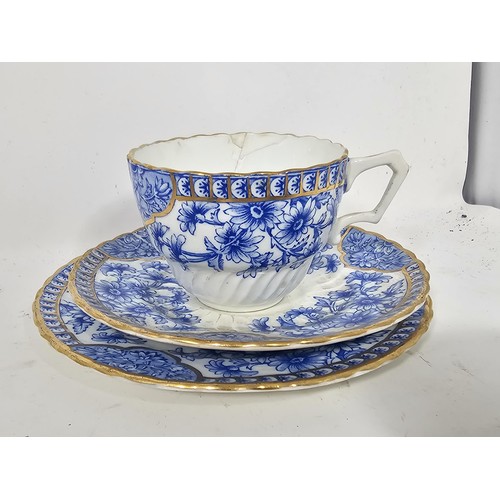 90 - A quantity of collectable ceramics to include 9x pieces of Dresden ceramics to include 2x trios a cu... 