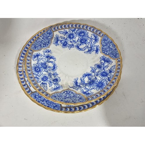 90 - A quantity of collectable ceramics to include 9x pieces of Dresden ceramics to include 2x trios a cu... 