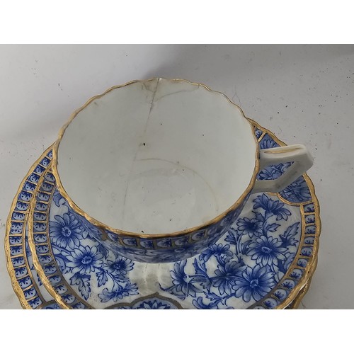 90 - A quantity of collectable ceramics to include 9x pieces of Dresden ceramics to include 2x trios a cu... 