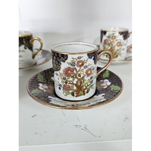 54A - A decorative part coffee set by Solian ware 