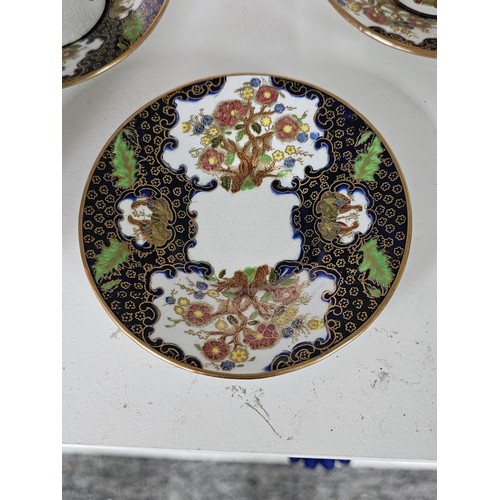 54A - A decorative part coffee set by Solian ware 
