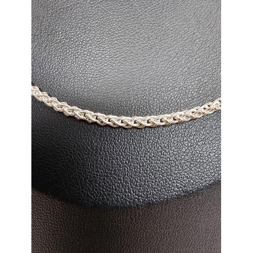 219 - An as new unused good quality 925 silver neck chain which has a length of 20