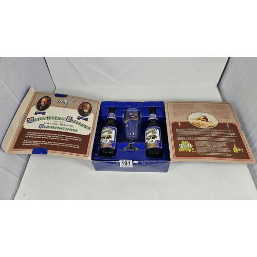 191 - A boxed M&B (Mitchells & Butlers) beer, dated 1979 the Centenary edition, the box contains 2 sealed ... 