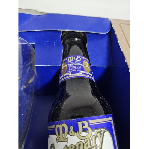 191 - A boxed M&B (Mitchells & Butlers) beer, dated 1979 the Centenary edition, the box contains 2 sealed ... 