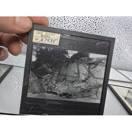213 - A desirable collection of rare antique magic lantern glass slides from the late 19th century,c compr... 