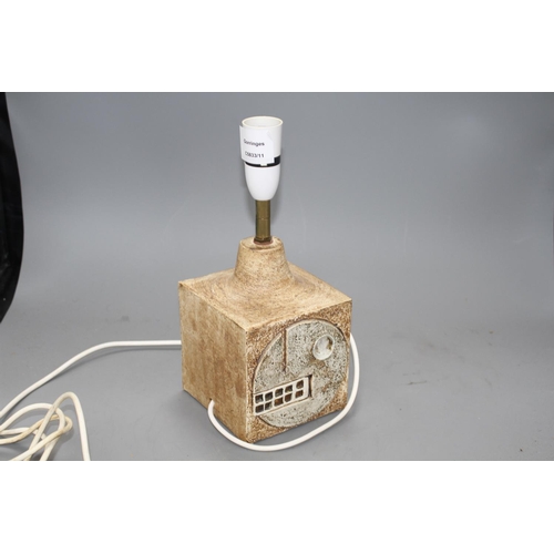 11 - A Troika cube lamp, probably by Allison Brigden, c.1970s, marks indistinct, height excluding fitting... 