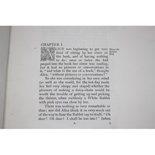 155 - Dodgson, Charles Lutwidge - Alice's Adventures in Wonderland, one of 1130, illustrated by Arthur Rac... 