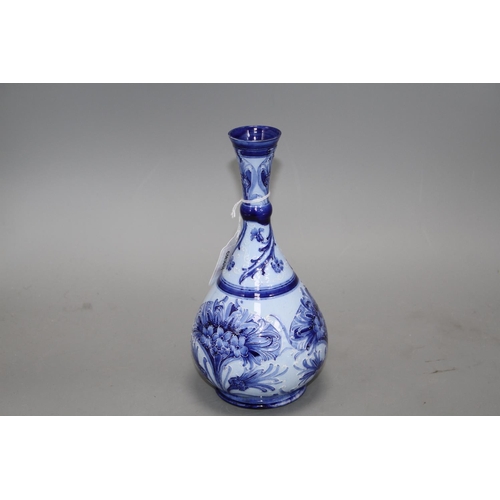 16 - A Moorcroft Macintyre Florian ware vase, 22.5cm Condition: A few small firing flaws in the glaze oth... 