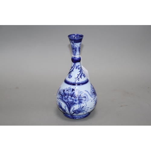 16 - A Moorcroft Macintyre Florian ware vase, 22.5cm Condition: A few small firing flaws in the glaze oth... 