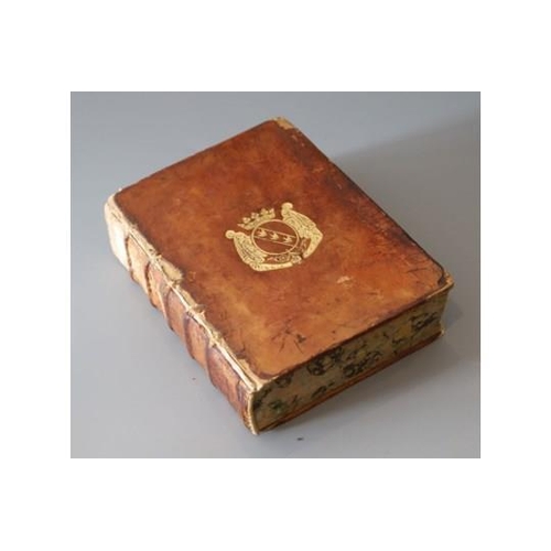 235 - Cavitelli, Ludovico, d. 1583 - Cremonen Annales, calf, 8vo, armorial binding, front board detached, ... 