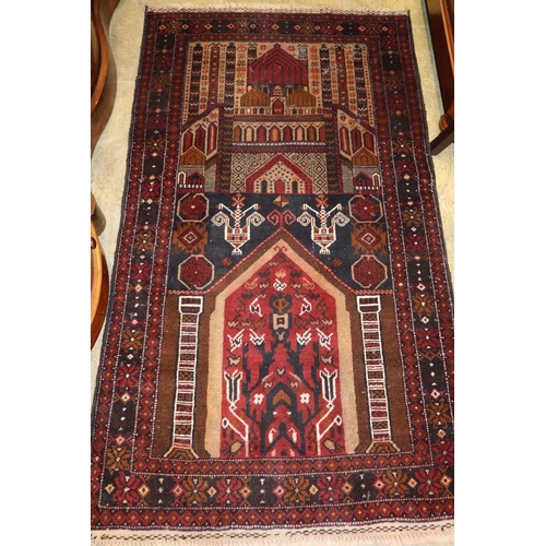 1148 - A Belouch prayer rug, 160 x 90cm
