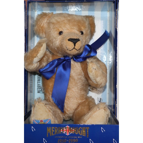 1245 - A Merrythought limited edition anniversary bear, boxed with certificate