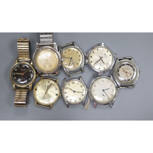 1739 - A Civit and Tissot and 6 other wrist watches