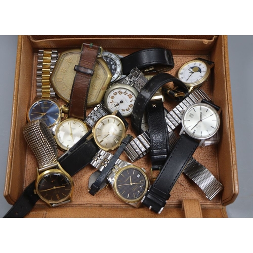 1740 - A Gents Omega watch and a collection of gents watches