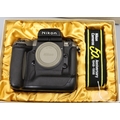 A Nikon F5 SLR camera body in original 50th Anniversary model