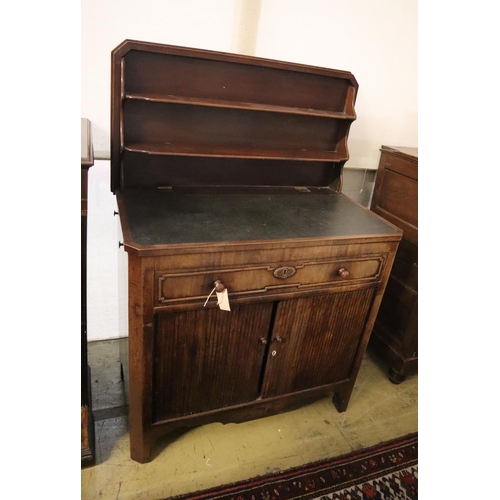 16 - A metamorphic chiffonier, width 94cm, depth 52cm, height 88cm