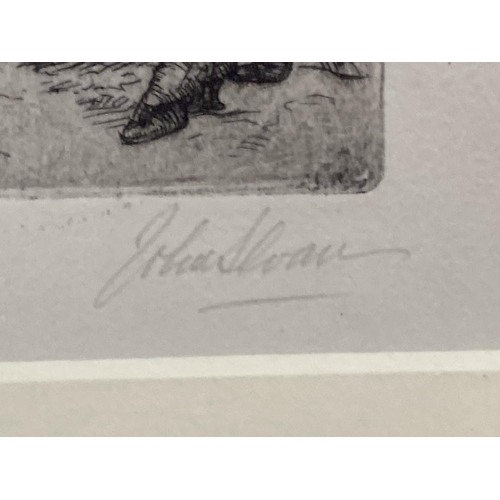 608 - John Sloan (1871-1951, American), etching on wove paper, 'Bandits Cave 1920 (Morse 195)', signed in ... 