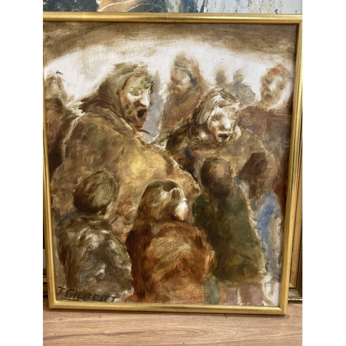 609 - David Shepherd, limited edition print, 'Winter of 43, somewhere in England', signed and signed by Ba... 