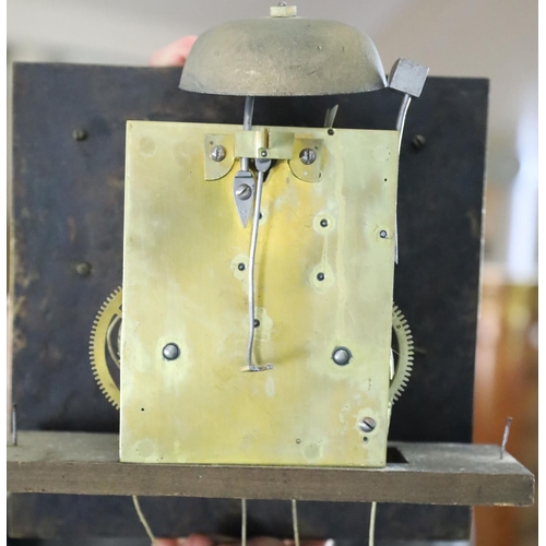 304 - Richard Keyte of Wittney. An early 18th century walnut eight day longcase clock, with moulded cornic... 