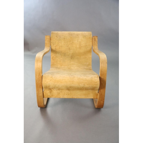 379 - An Alvar Aalto for Finmar Ltd model 31 cantilever chair, W.1ft 11.75in. D.2ft 4in. H.2ft 3in.CONDITI... 