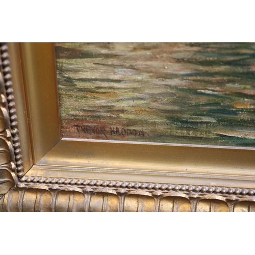 438 - Arthur Trevor Hadden (1864-1941)pair of oils on canvasVenetian canal scenessigned30 x 25in.CONDITION... 