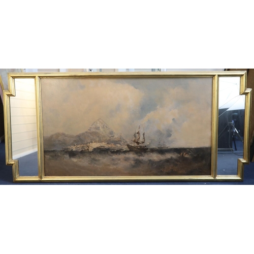 440 - William McAlpine (fl.1820-1883)oil on canvasShipping off the coast of Hong Kongsigned29 x 49.5in.CON... 