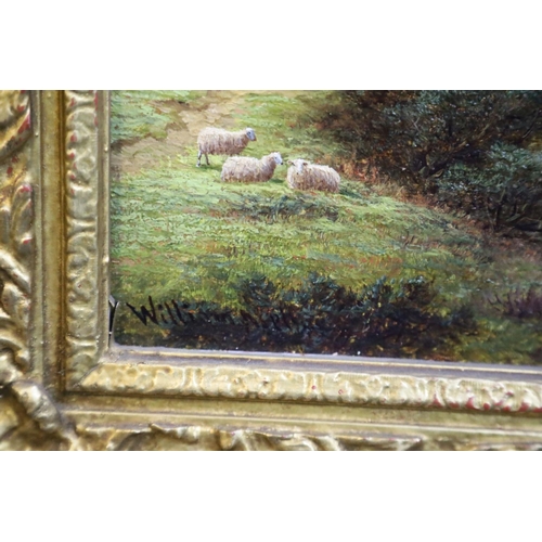 444 - William Mellor (1851-1931)pair of oils on canvasOn The Llugyy, North Wales and On The Nidd nr Knares... 