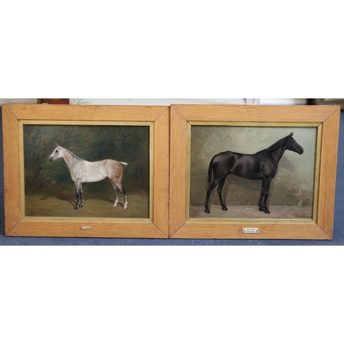 459 - William Joseph Redworth (1873-1941)set of 4 oils on canvasPortraits of Racehorses: Archdeacon, Chano... 