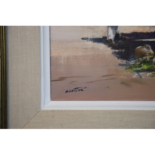 480 - § Frank Wootton (1914-1998)oil on canvasMarket Place, Peshawarsigned and inscribed verso11.5 x 15.75... 