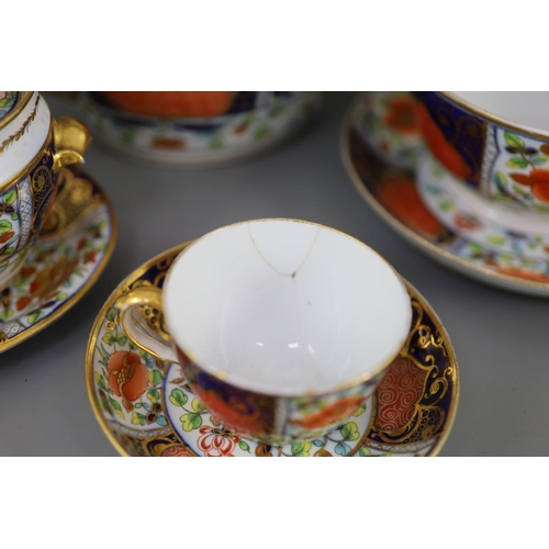 75 - A Herculaneum porcelain Imari pattern 8080 part tea and coffee set, c.1812-15, including teapot, cov... 