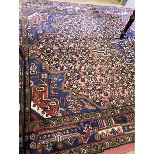 38 - A North West Persian peach ground carpet, 260 x 156cm