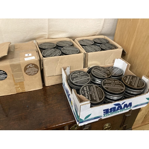 6 - Approximately 96 tins of Old English antique wax polish- dark