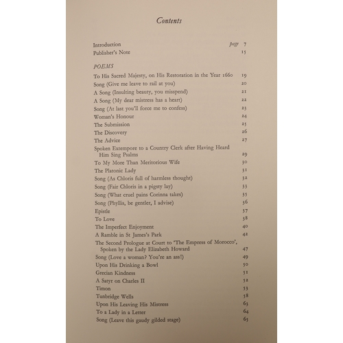1308 - Wilmot, John, The Earl of Rochester, Perfect and Imperfect Enjoyments: Poems, quarter bound in leath... 