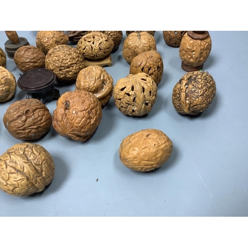 240 - Various Chinese carved walnut shells