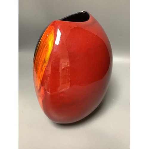 261 - A large Poole Delphis vase, circa 197026cm