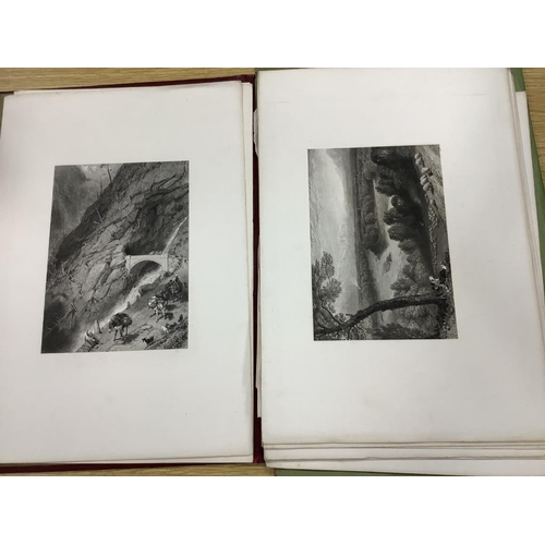 320 - Birket Foster, 14 of 17 steel engravings present