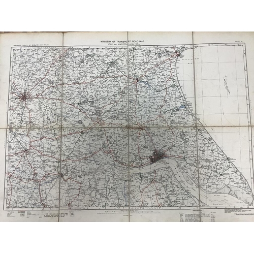 358 - A set of Ministry of Transport maps of England, 1919