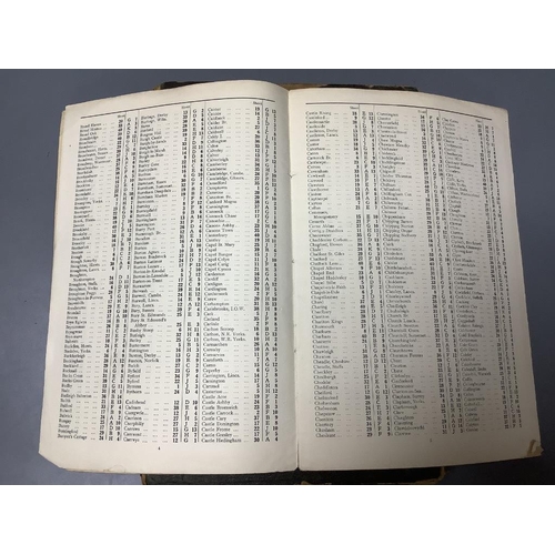 358 - A set of Ministry of Transport maps of England, 1919