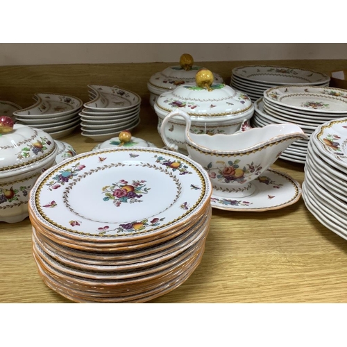 461 - A Copeland Spode 'Rockingham' pattern matched part dinner service,comprising a large soup tureen and... 