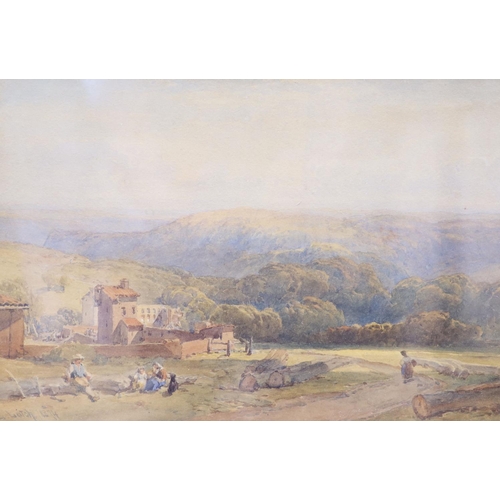 604 - William Leighton Leitch (1804-1883), three watercolours, Assorted landscapes, initialled, largest 28... 