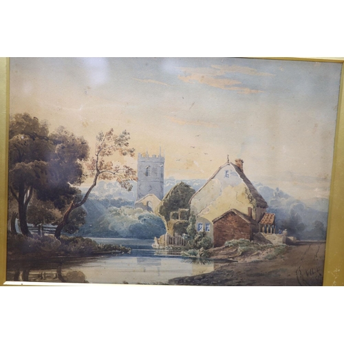 604 - William Leighton Leitch (1804-1883), three watercolours, Assorted landscapes, initialled, largest 28... 