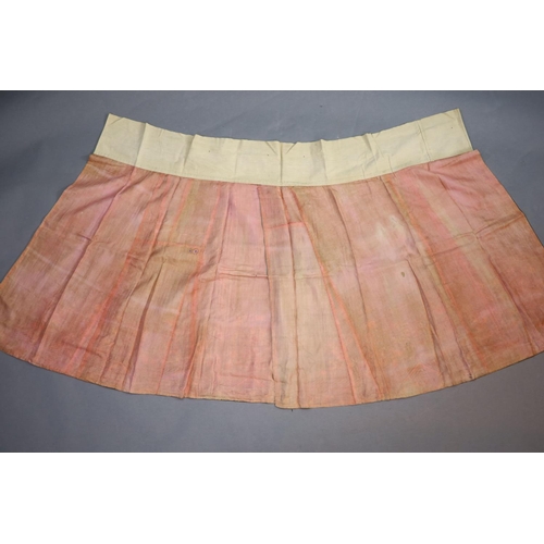 174 - A 19th century Chinese silk kesi woven skirt,woven with multi-coloured dragons, phoenix and auspicio... 