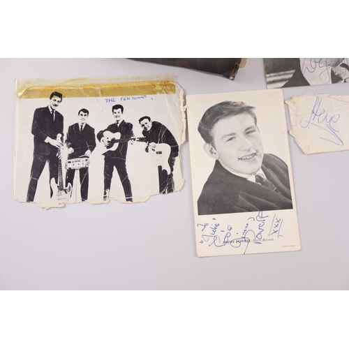 2 - A 1960s album of rock musicians autographs including two sets of The Rolling Stones (includes Brian ... 