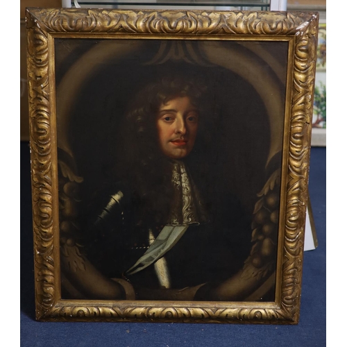 295 - After Sir Peter Lely (1618-1680)Portrait of James IIOil on canvas75 x 62 cm... 